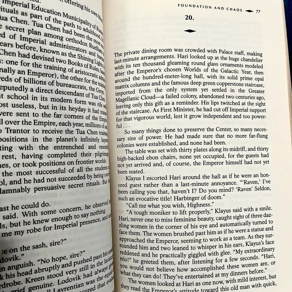 Foundation‎ and Chaos (Second Foundation Trilogy) Hardcover Book